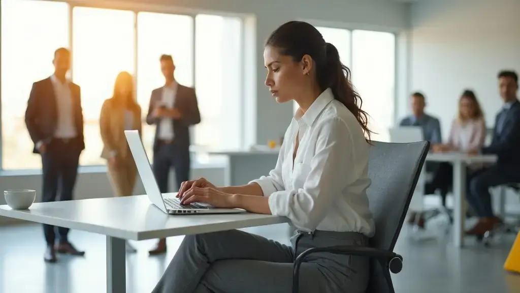 chica verificando los errores seo que comete la pyme